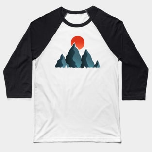 Adventure In The Mountains Art II Baseball T-Shirt